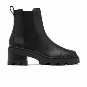 Durable Grip Slim Line Sorel Joan Now Chelsea Boot (Women) - Black/Black