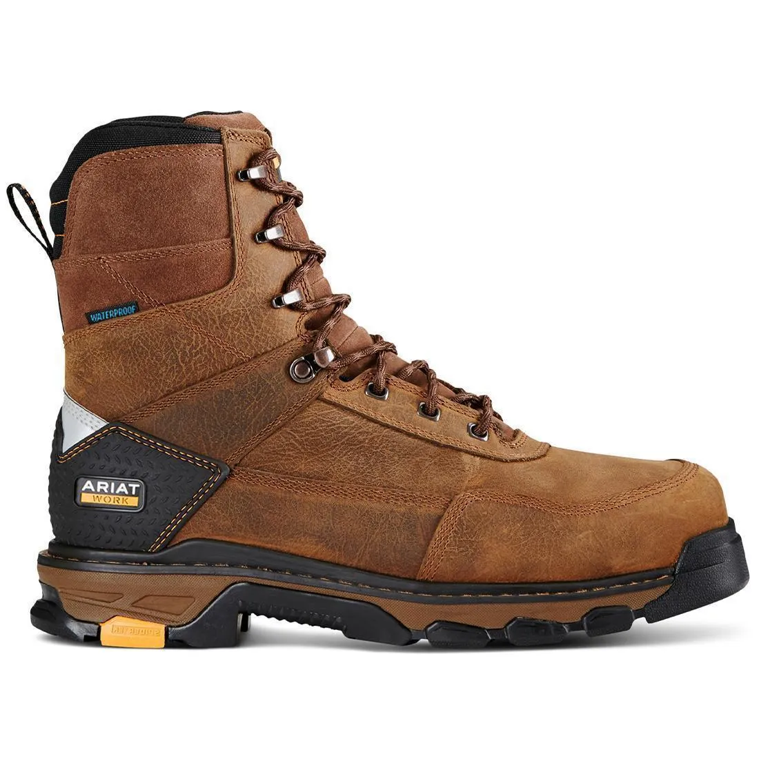 Intrepid 8 inch Composite-Toe Waterproof Work Boot Rye Brown mass - production - efficiency - level All-day Performance