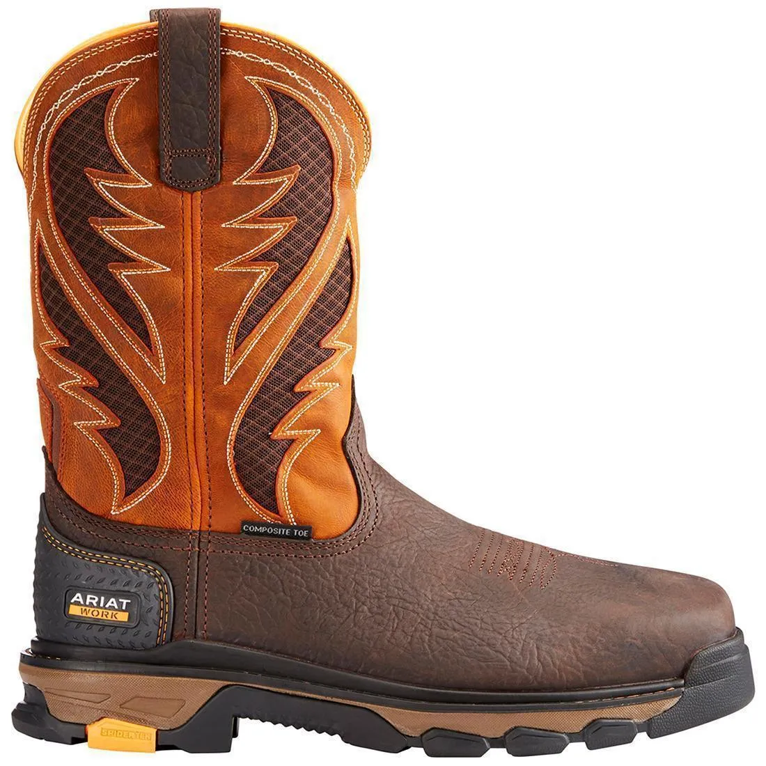 Intrepid VentTEK Composite-Toe Work Boot Bruin Brown professionals' needs Padded Design