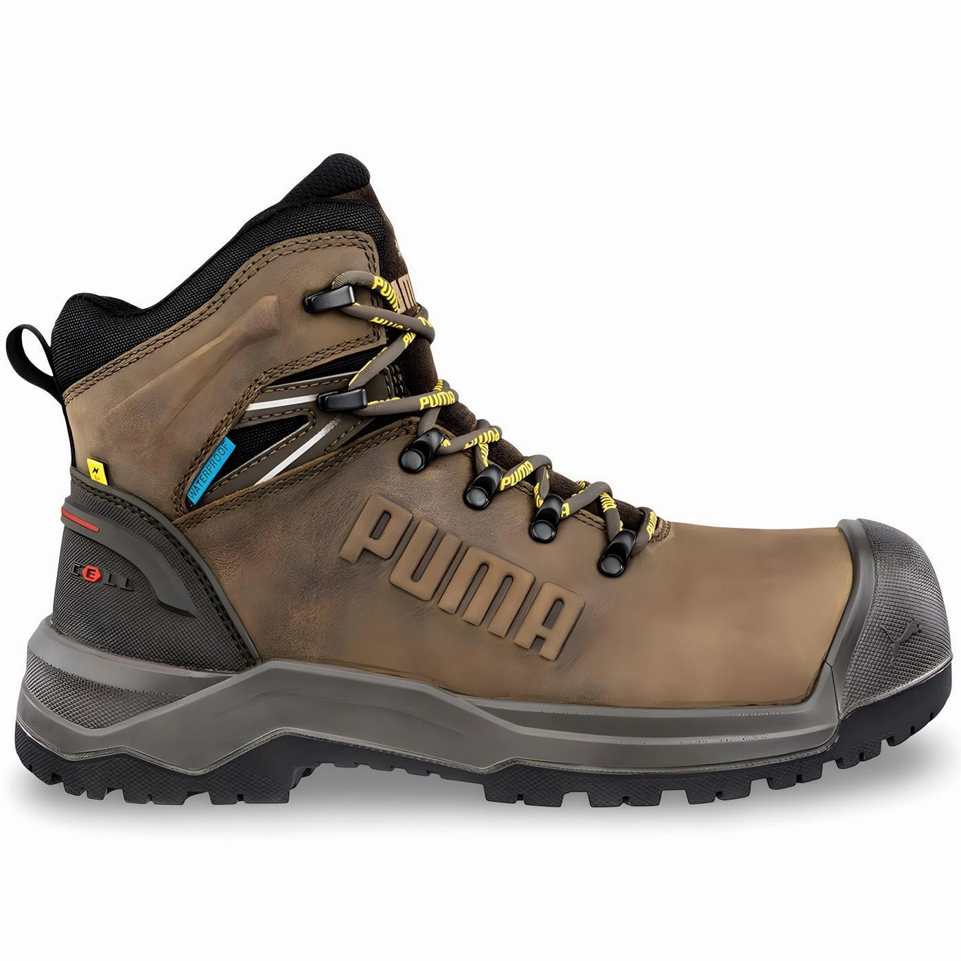 Iron Hd Mid Composite-Toe Work Boot Non Restrictive Fit