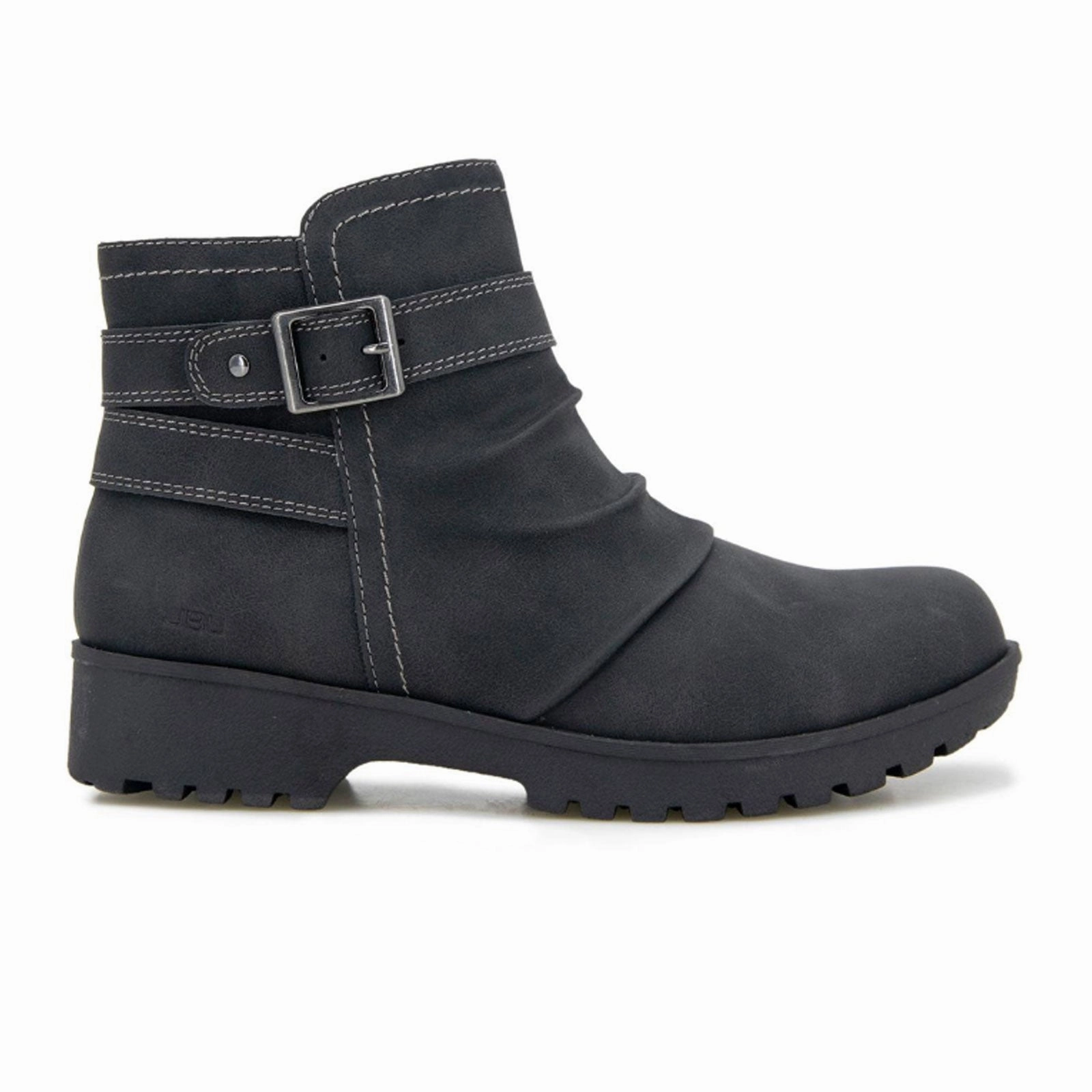 JBU Betsy Water Resistant Ankle Boot (Women) - Black Slip Resistant Night Travel Classic Color