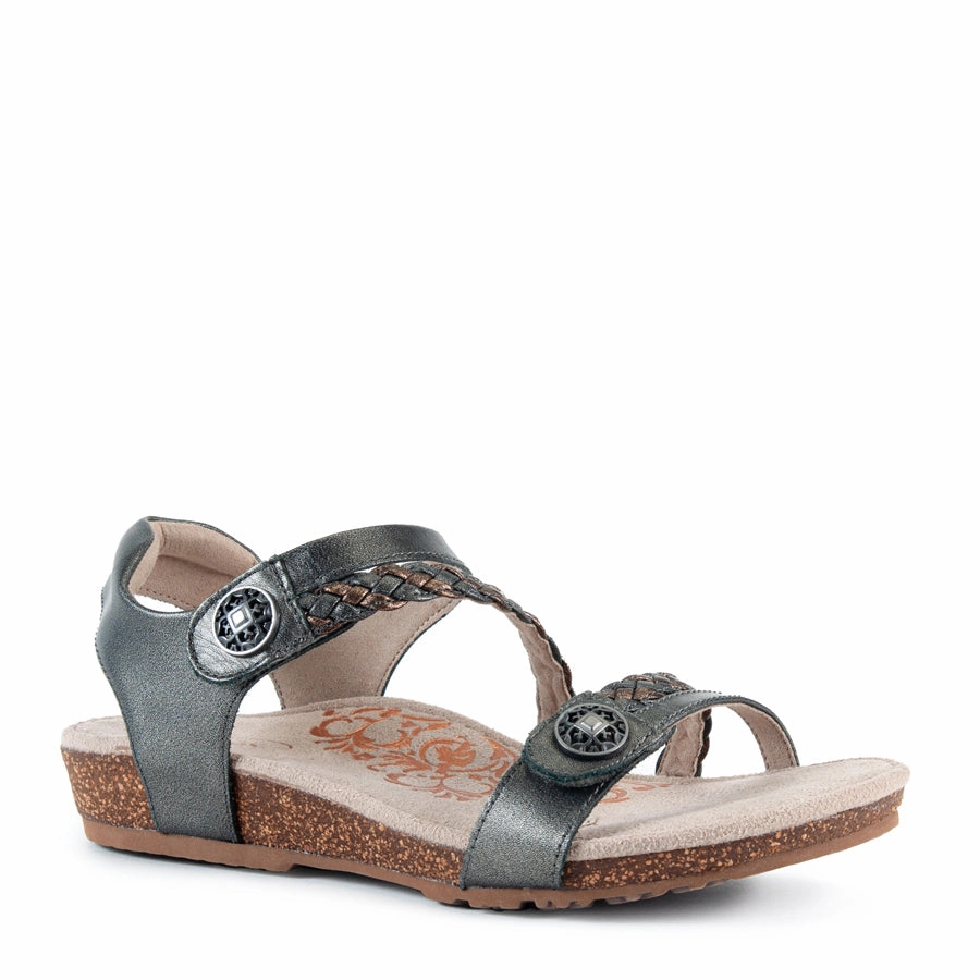 cold - weather shoes Wide fit JILLIAN - GUNMETAL - LEATHER