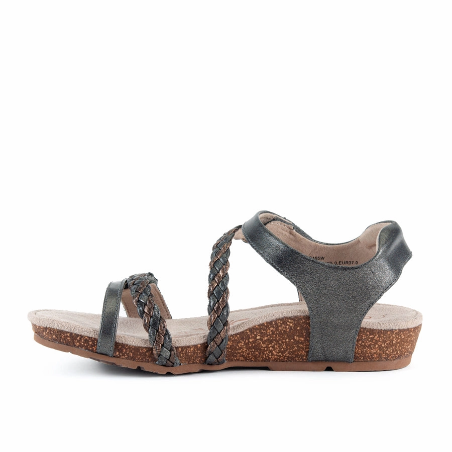 JILLIAN - GUNMETAL - LEATHER platform shoes shopping