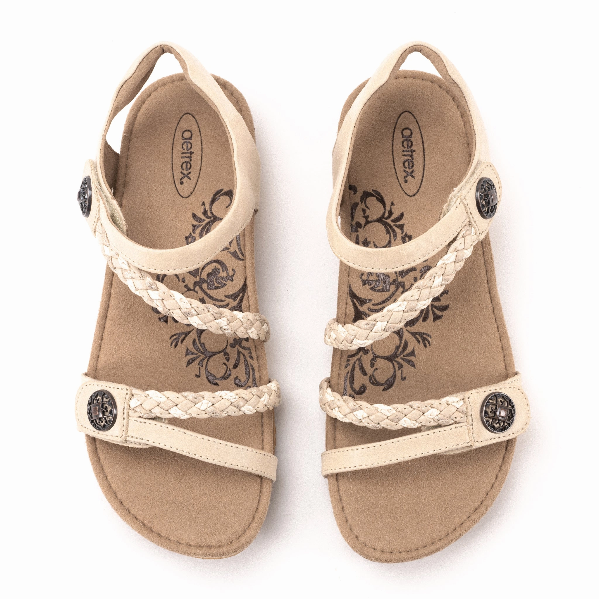 Flex Groove Design JILLIAN - IVORY - LEATHER