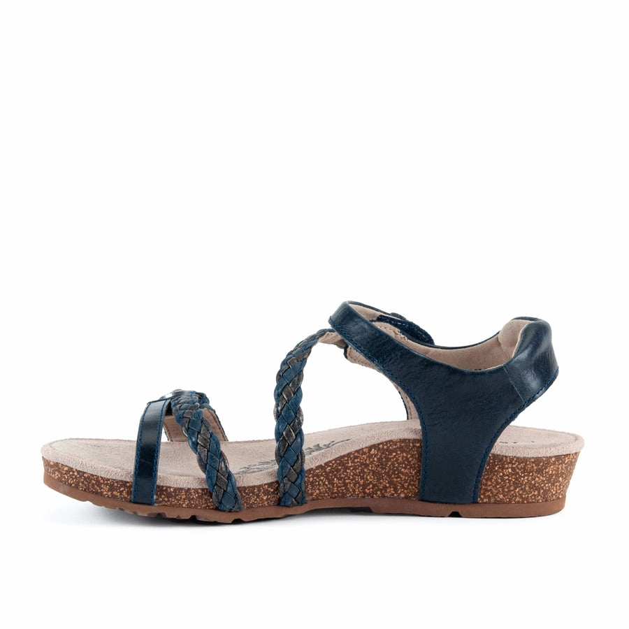 Layered Chic Airflow Ventilation JILLIAN - NAVY - LEATHER