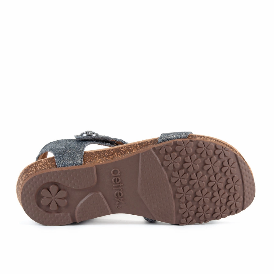 beachy Luxe support JILLIAN - PEWTER - LEATHER