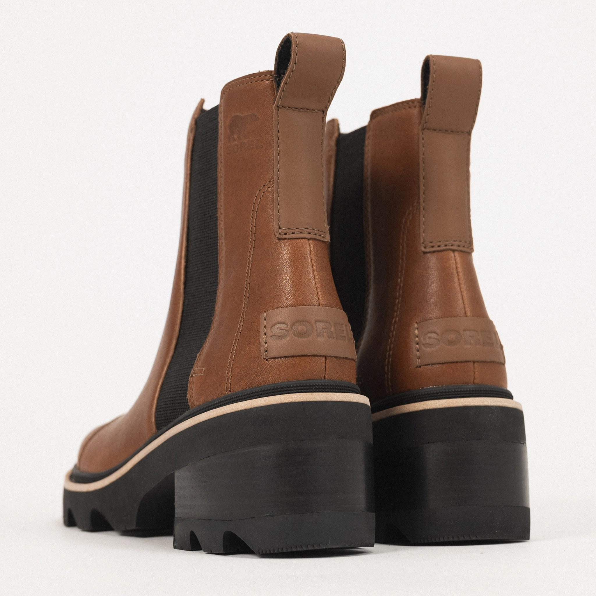 Dancing Plush traction JOAN NOW CHELSEA - VELVET TAN - LEATHER