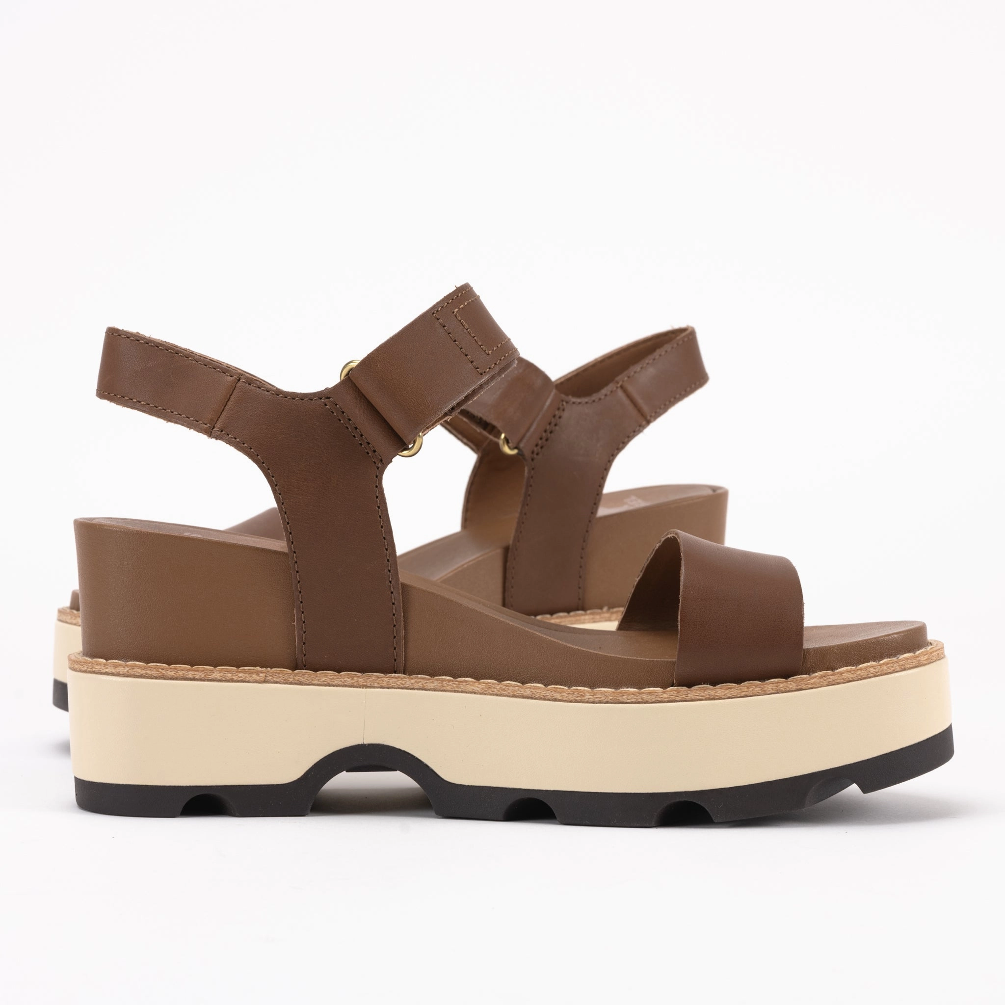gym - style JOANIE IV Y-STRAP - VELVET TAN - LEATHER