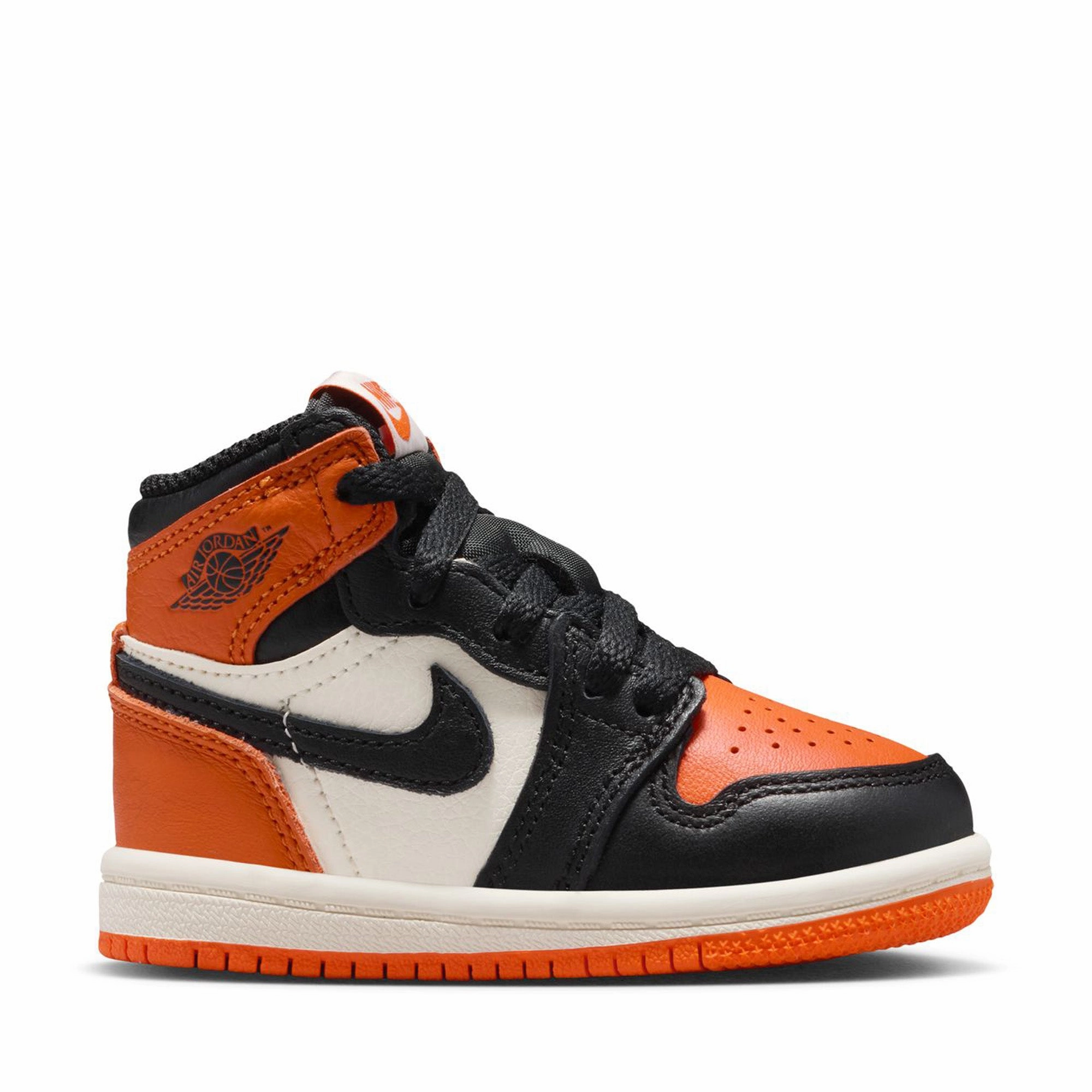 Jordan 1 Retro High OG 'Shattered Backboard' (TD) - Black/Starfish Protective Finish Rough Trail Hiker