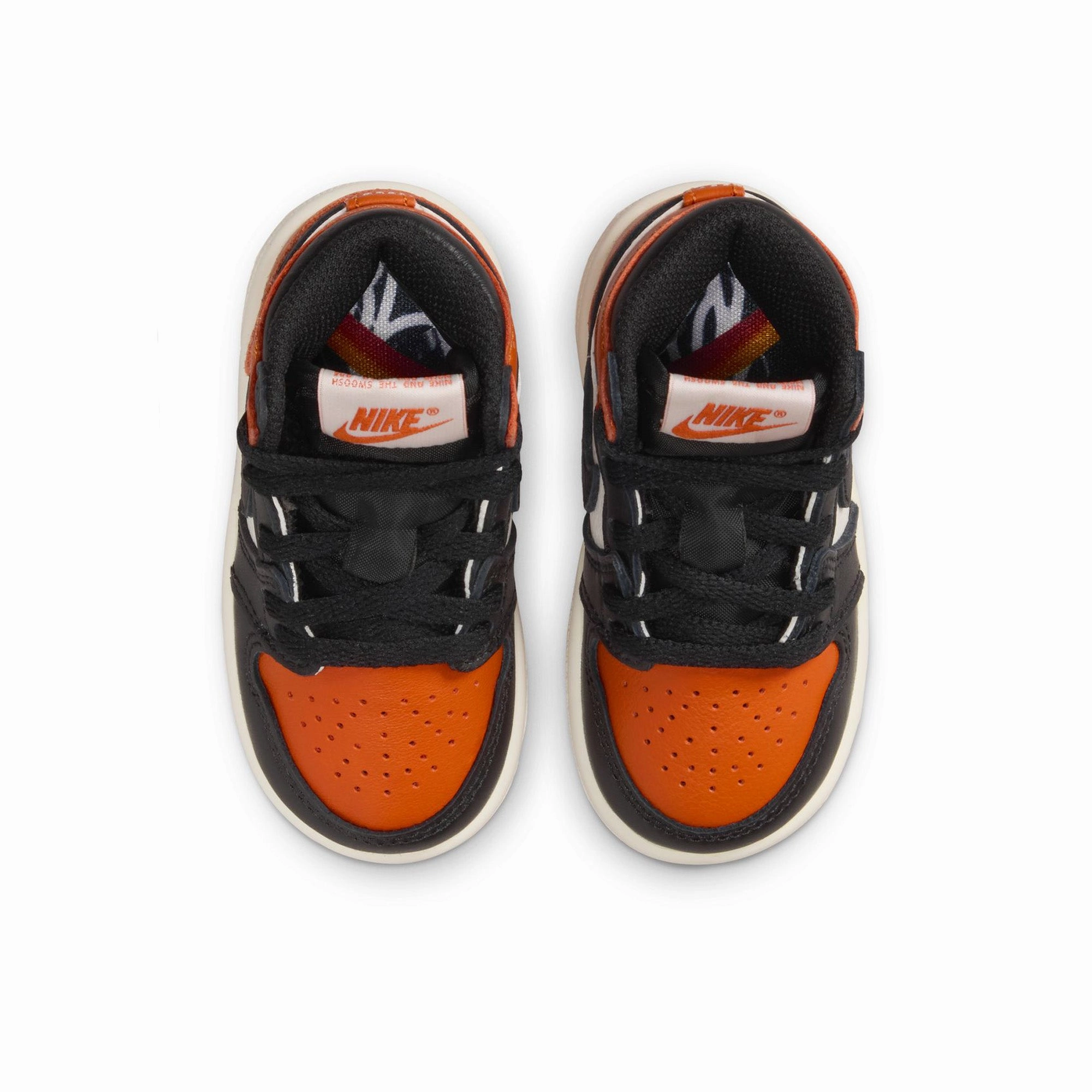 Jordan 1 Retro High OG 'Shattered Backboard' (TD) - Black/Starfish Anti Odor Urban Commute Outdoor Purpose