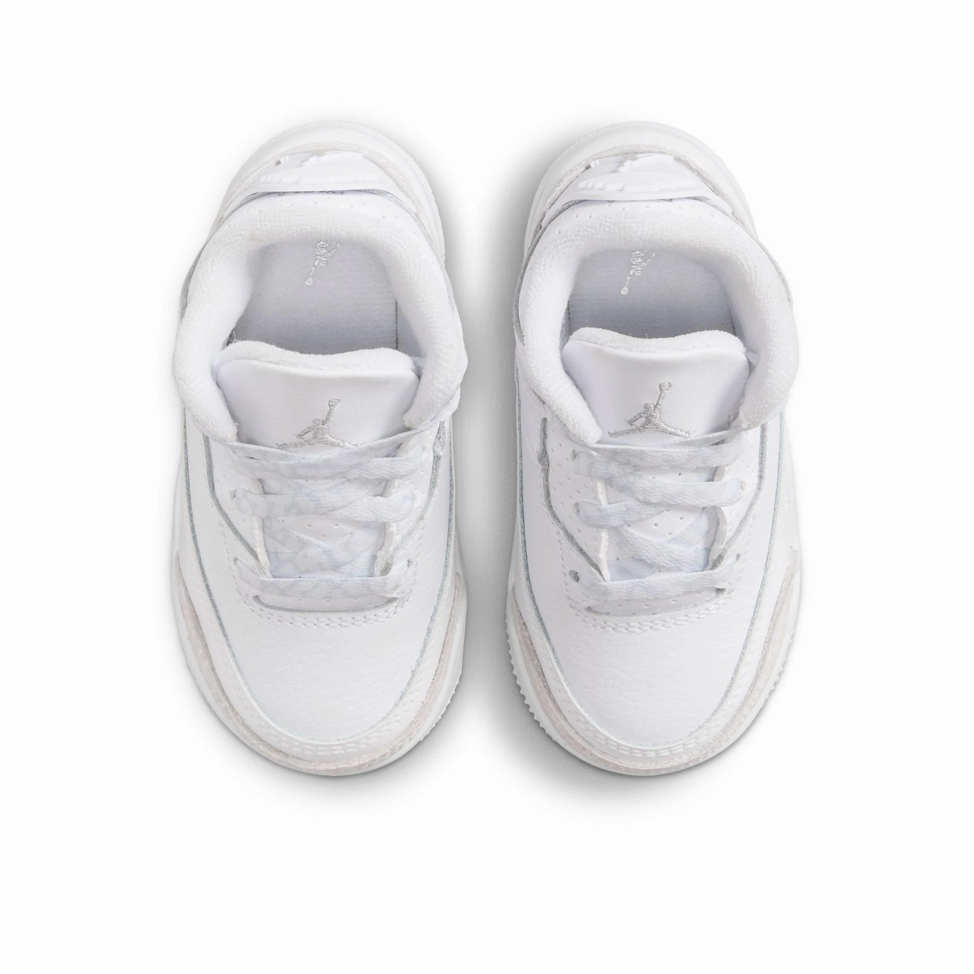 Street Walk Anti Slip Sole Jordan 3 Retro 'Pure Money' (TD) - White/Metallic Silver