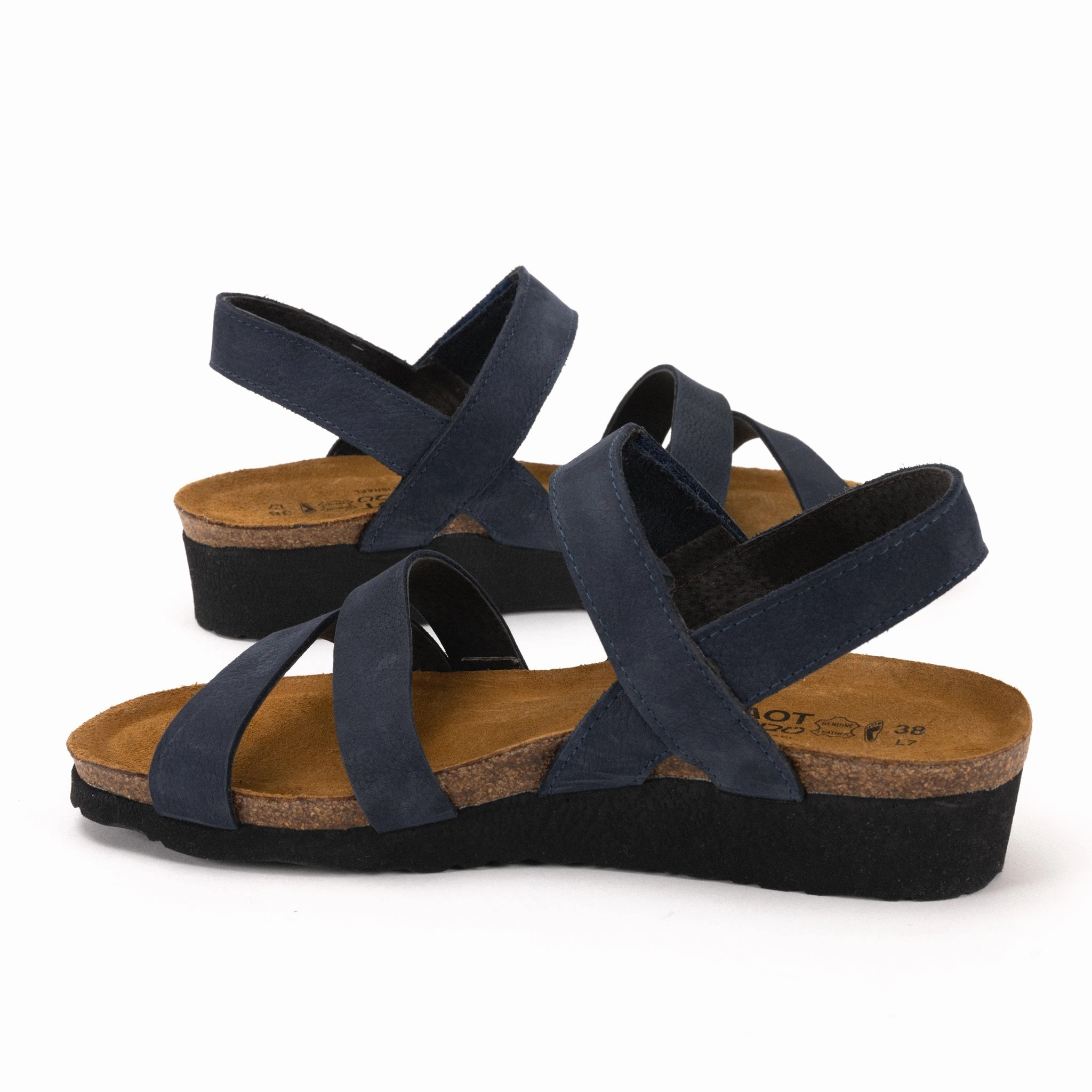 Pressure Dispersion Thermoplastic Frame KAYLA - NAVY - NUBUCK