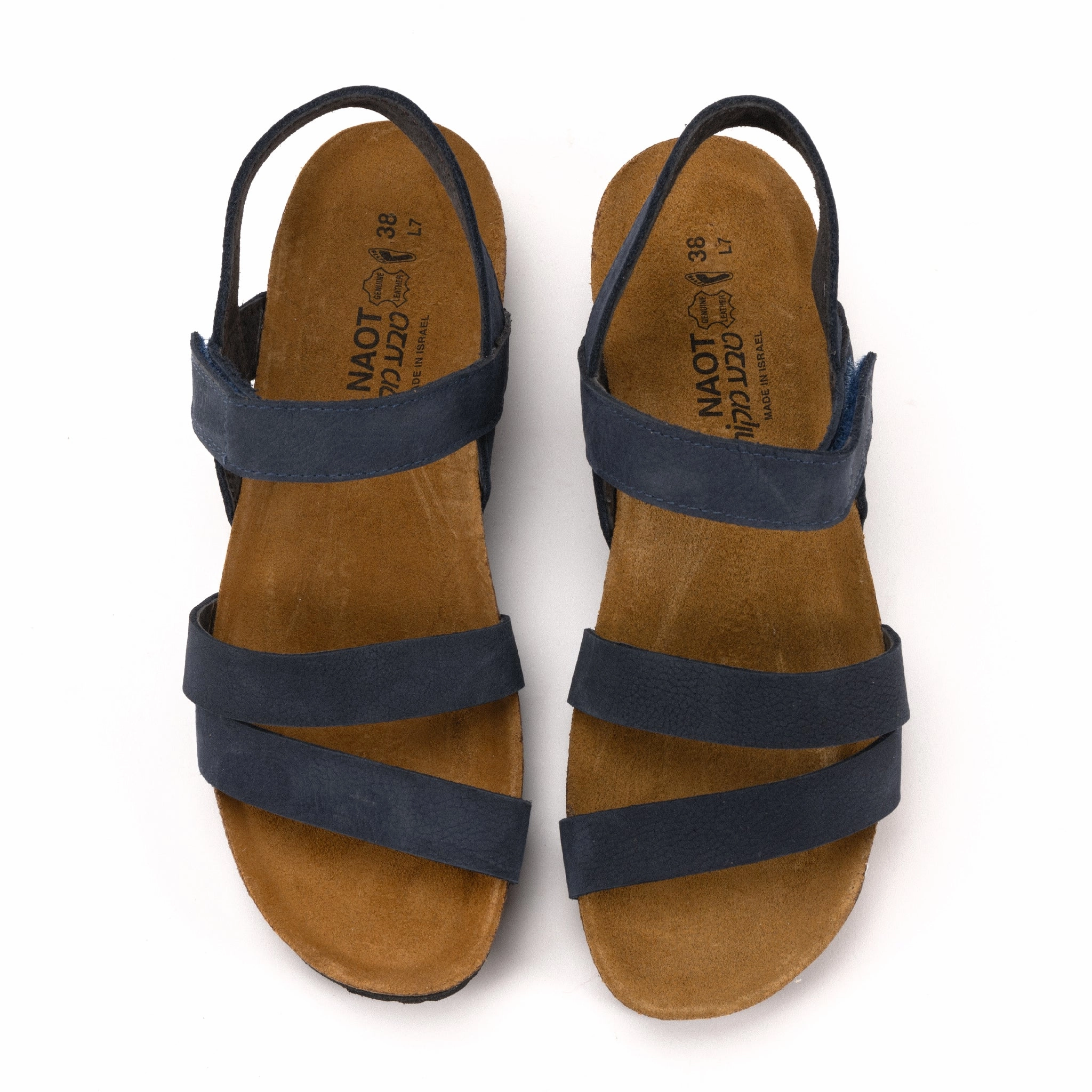 Wedge Heel KAYLA - NAVY - NUBUCK