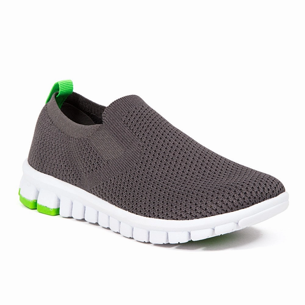 Water Repellent Cushioned heel Kids' Eddy Jr. in Dark Grey