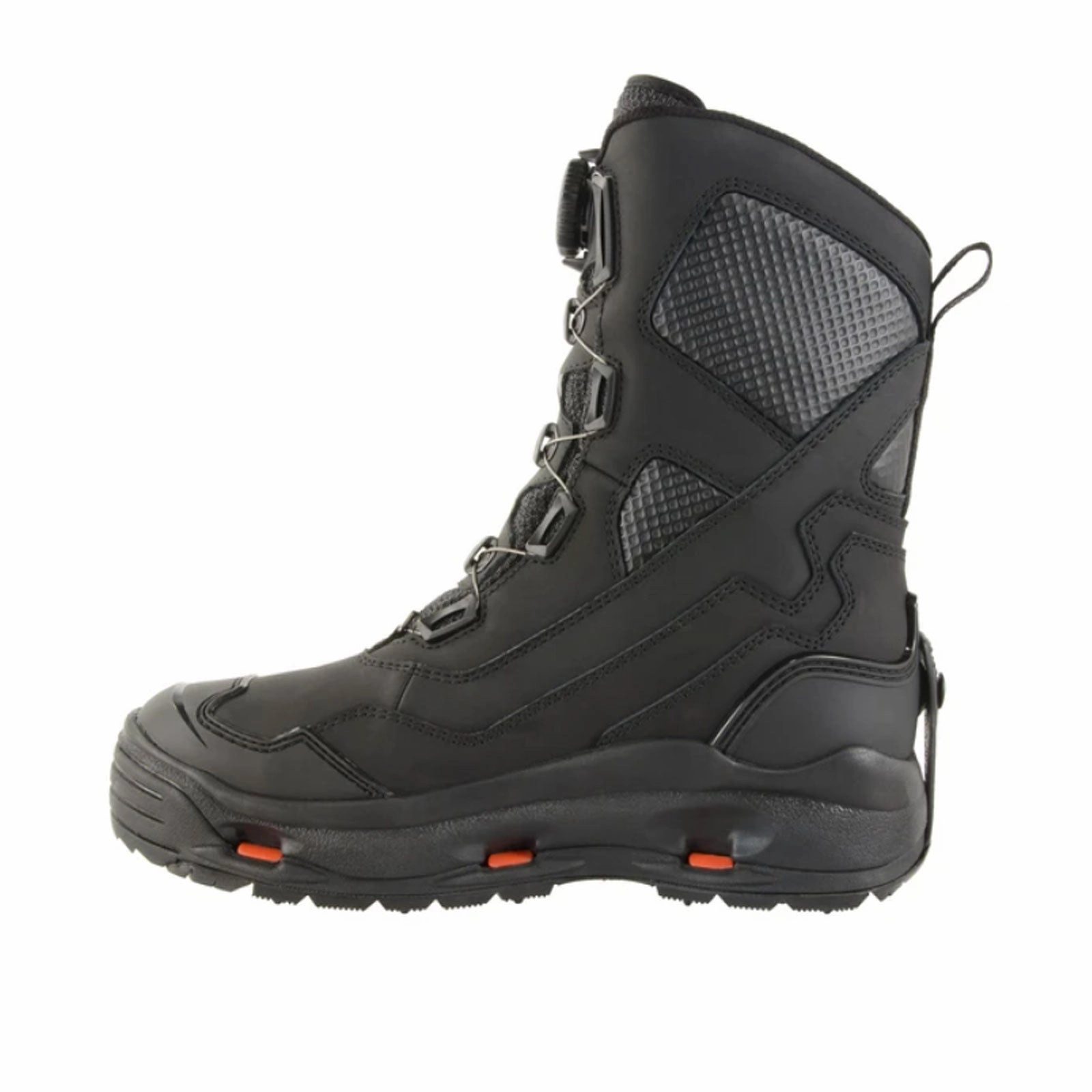 Stage Show Durable Shell Adventure Journey Korkers Polar Vortex 600G Insulated Waterproof Boot with SnowTrac Sole (Men) - Black