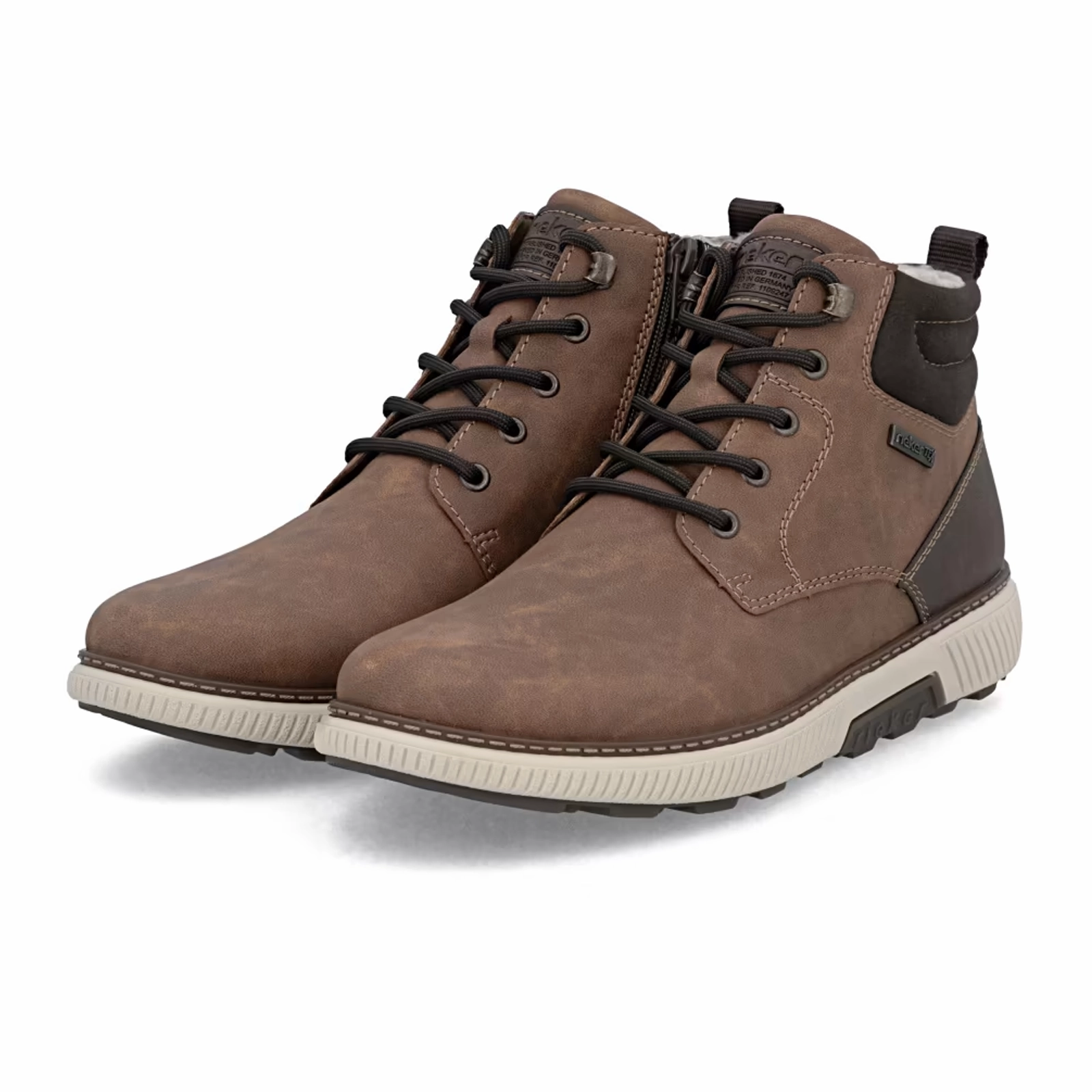 Rieker B3302 Stan Boot (Men) - Mandel/Kastanie/Braun Sharp Look