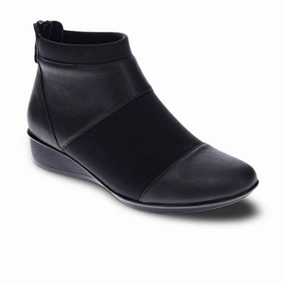 Revere Cologne Ankle Boot (Women) - Onyx Stretch Functional And Fashionable
