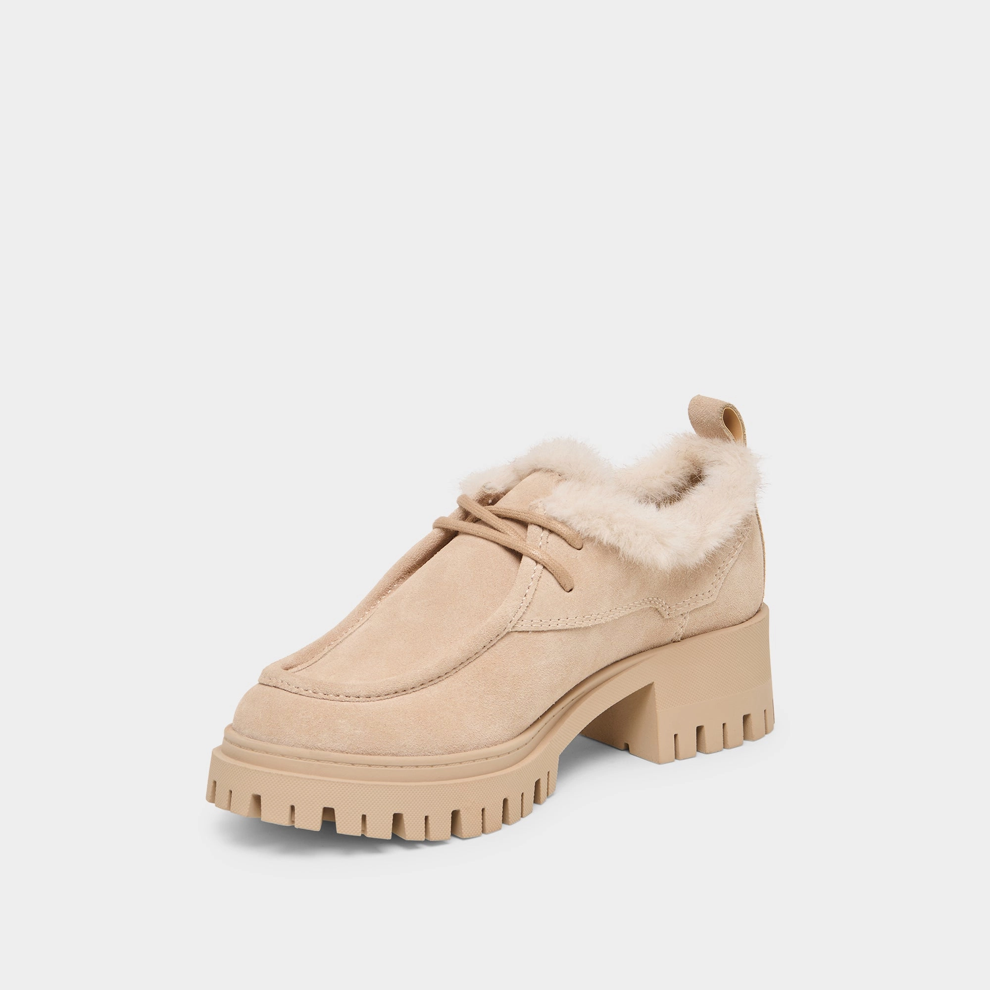 Multi Shade MILZA PLUSH LOAFERS DUNE SUEDE