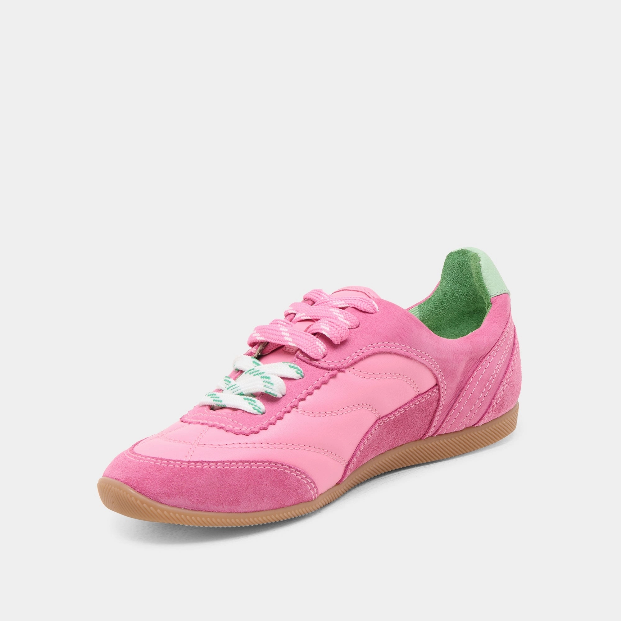 LAINI SNEAKERS PINK MULTI LEATHER Outdoor Relaxation Shoes Drive Mood