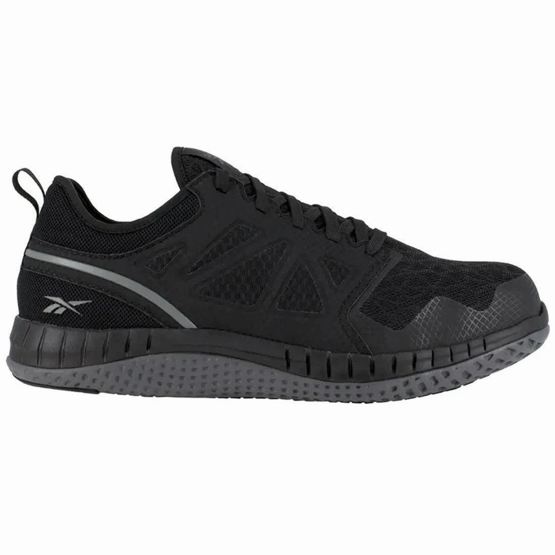 Women's Zprint Steel-Toe Athletic Work Shoe Black/Dark Gray Best-selling Seamless Stitching
