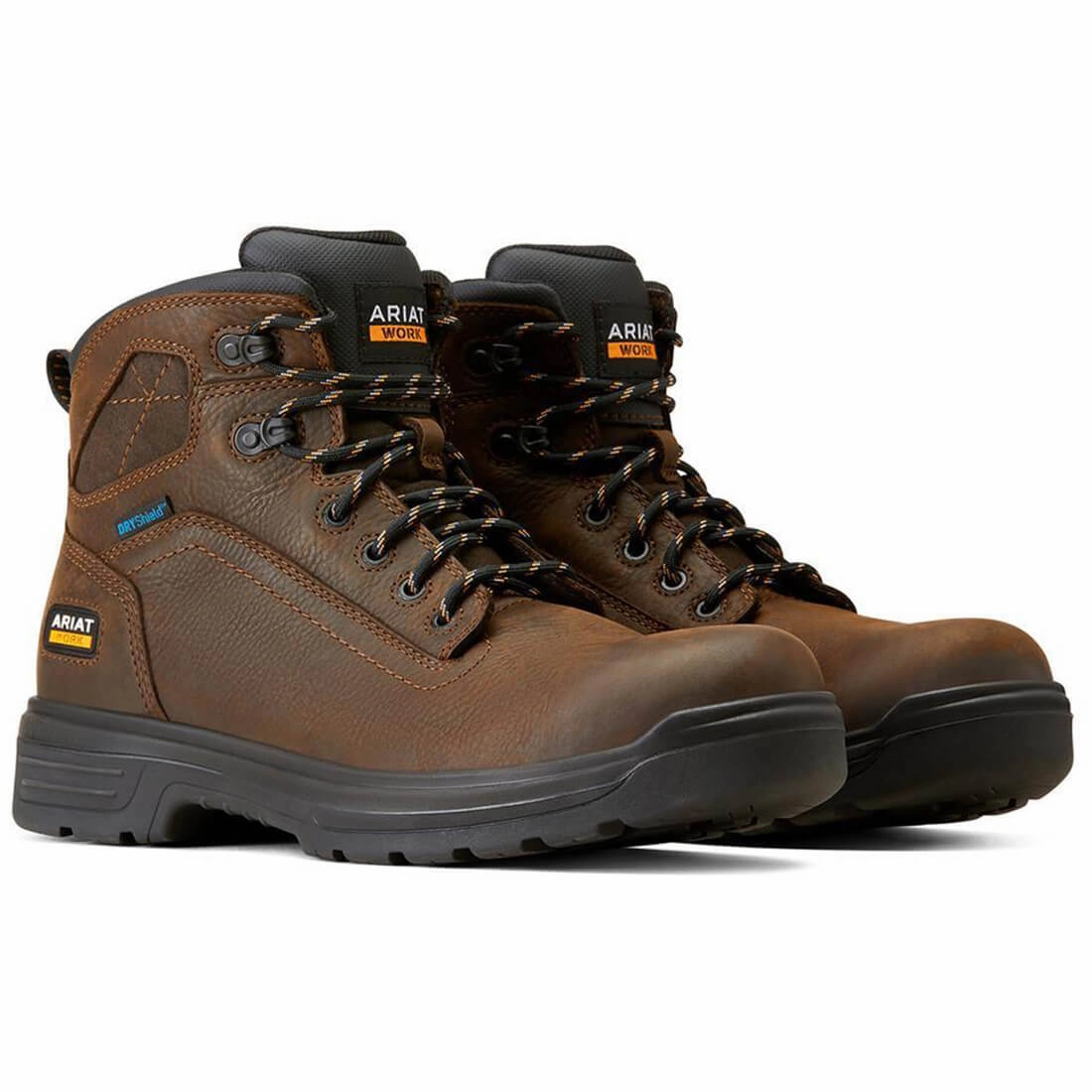 Turbo 6 inch Soft-Toe Waterproof Boot Rich Brown Shock Absorption Midsole Superior Look