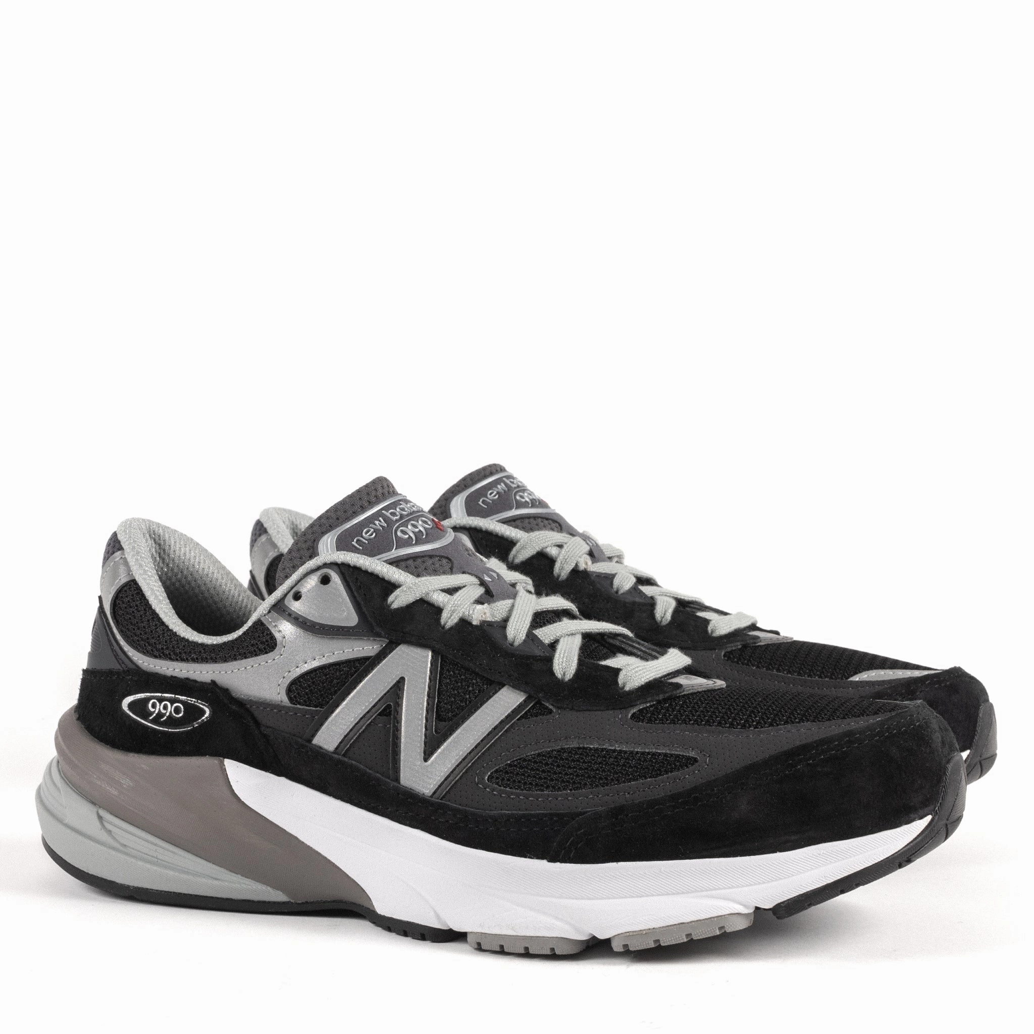 Breath Walk Men's The 990 V6 - Black - Suede