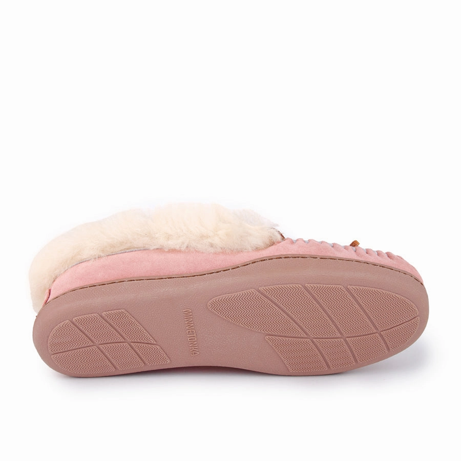 ALPINE SHEEPSKIN MOC - PINK - SUEDE Streamlined Shape