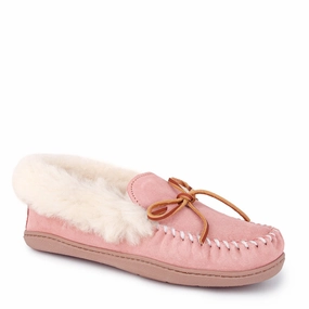 Comfy Travel Fit ALPINE SHEEPSKIN MOC - PINK - SUEDE