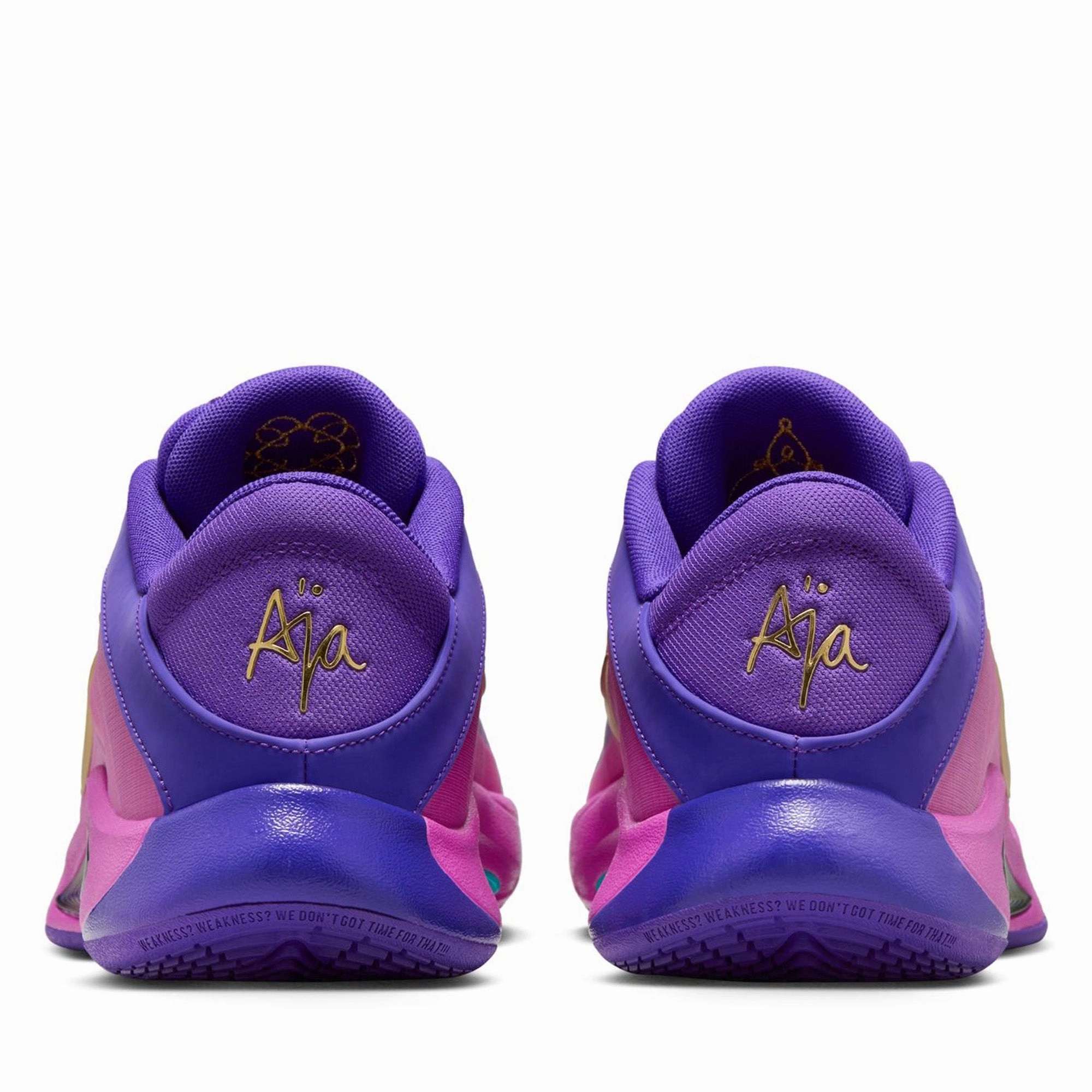 Thermoplastic Urethane Outsole Women's Nike A'One - Fierce Purple/Metallic Gold