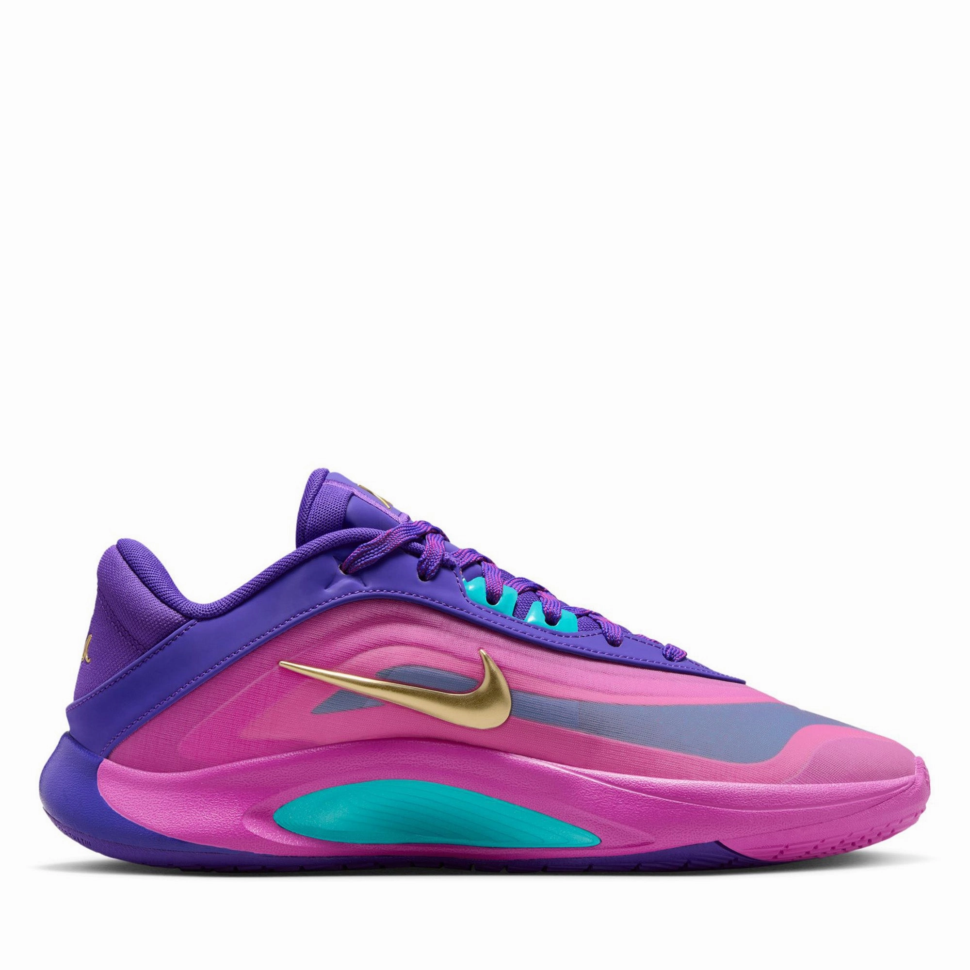 Women's Nike A'One - Fierce Purple/Metallic Gold Well-fitted