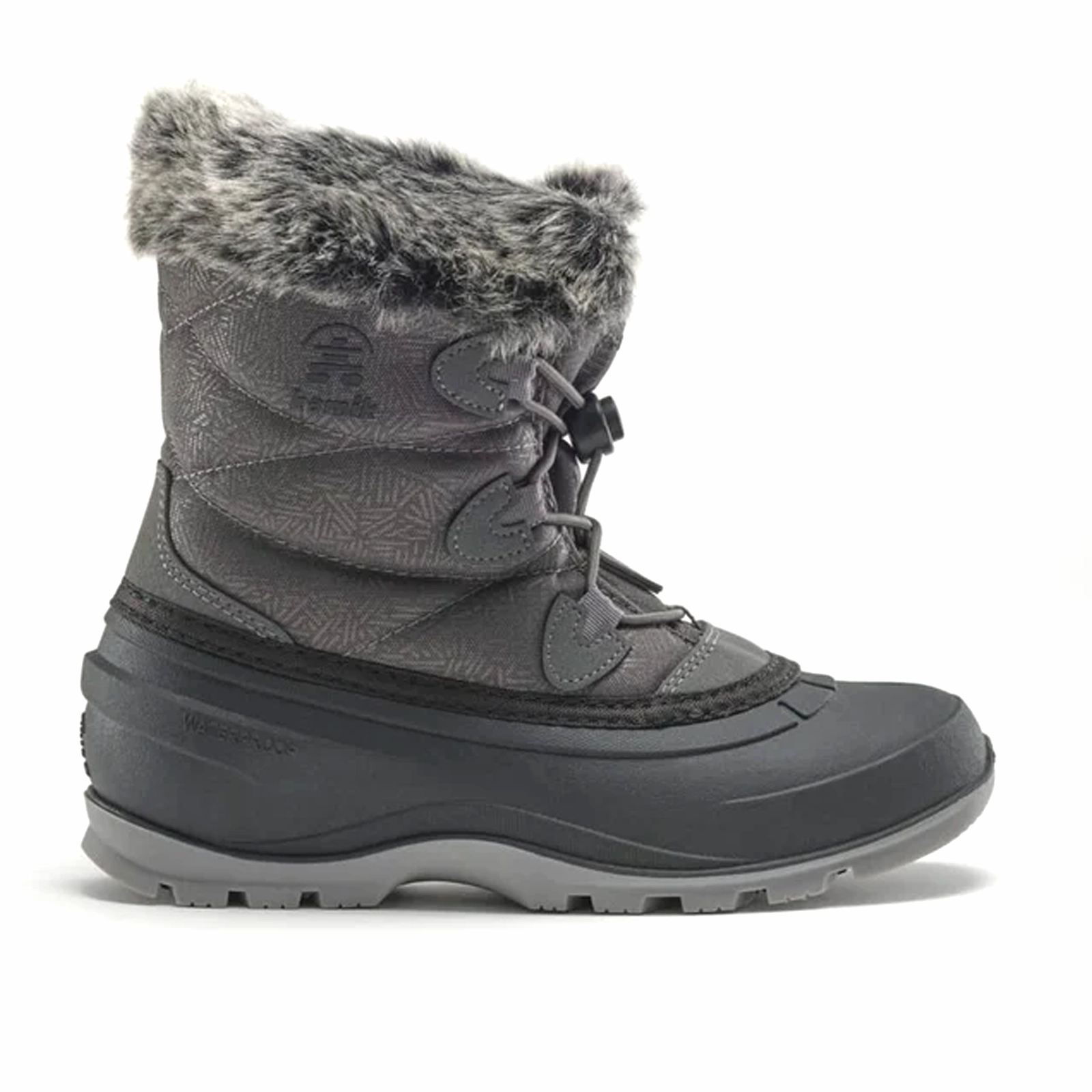 waterproof Resort Mode Kamik Momentum L2 Mid Winter Boot (Women) - Charcoal