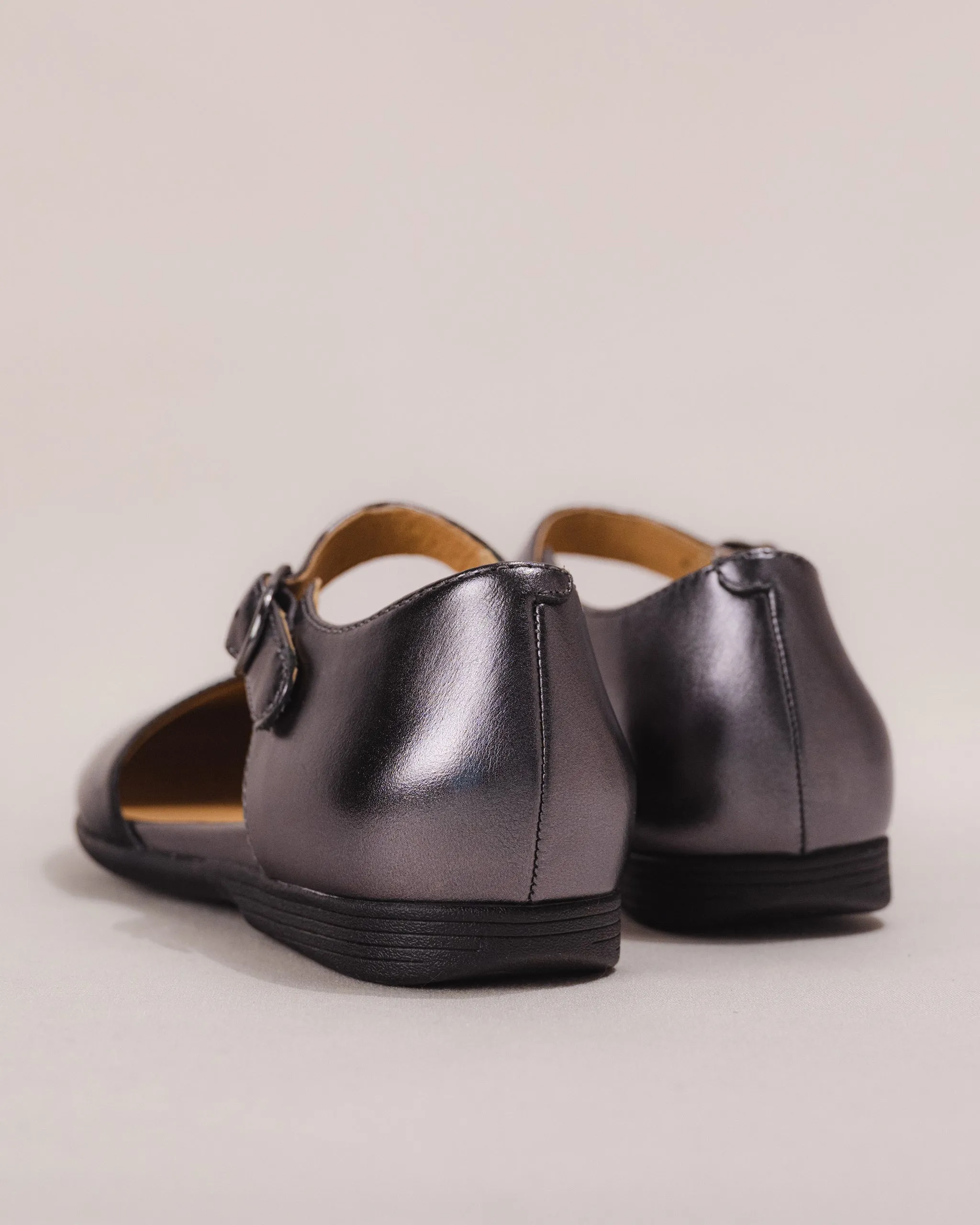 Slip-resistant look LIV - BLACK - LEATHER