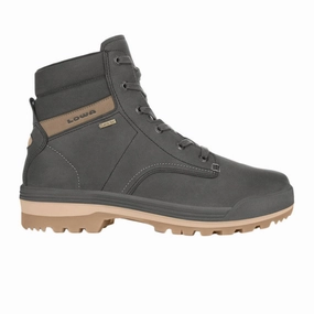 Quick Pull Waterproof Upper Lowa Helsinki GTX Mid (Men) - Anthracite