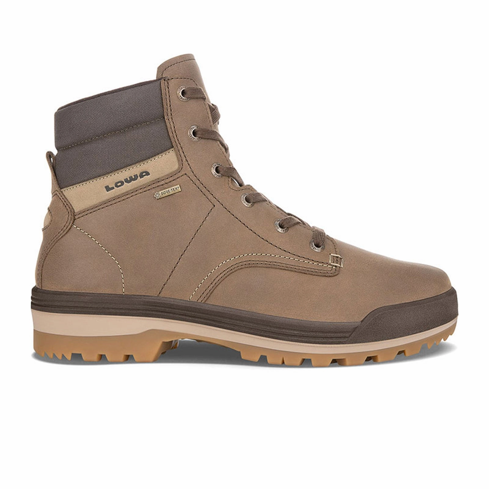 Lowa Helsinki GTX Mid (Men) - Brown Ski Resort Visitor
