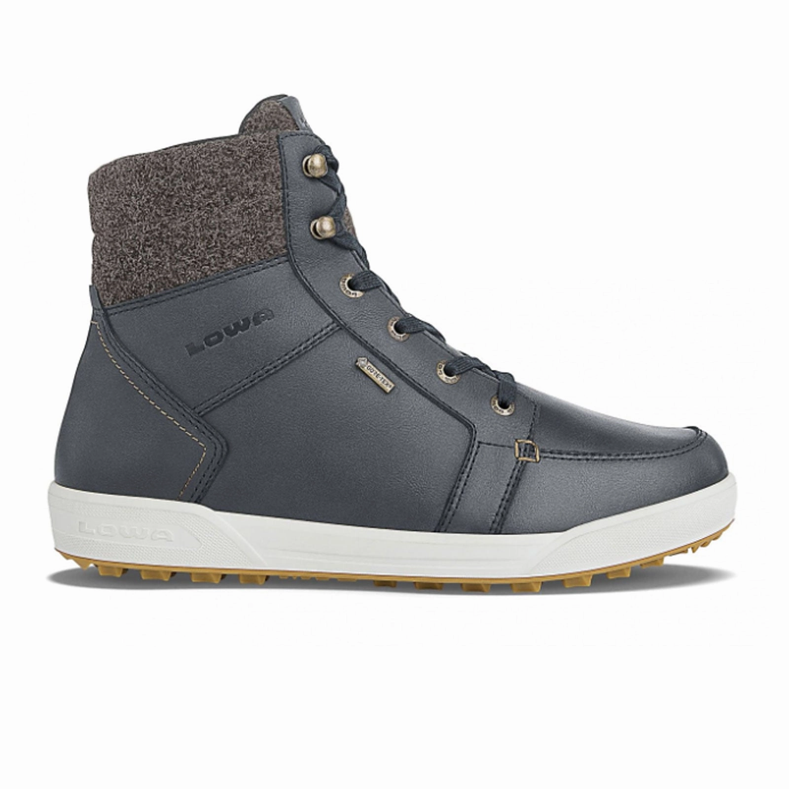 Modern Design Lowa Molveno GTX Mid (Men) - Navy/Brown