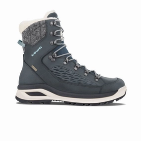 Grippy Outsole Daily Walks Comfortable Feeling Lowa Renegade EVO Ice GTX Mid Boot (Women) - Navy