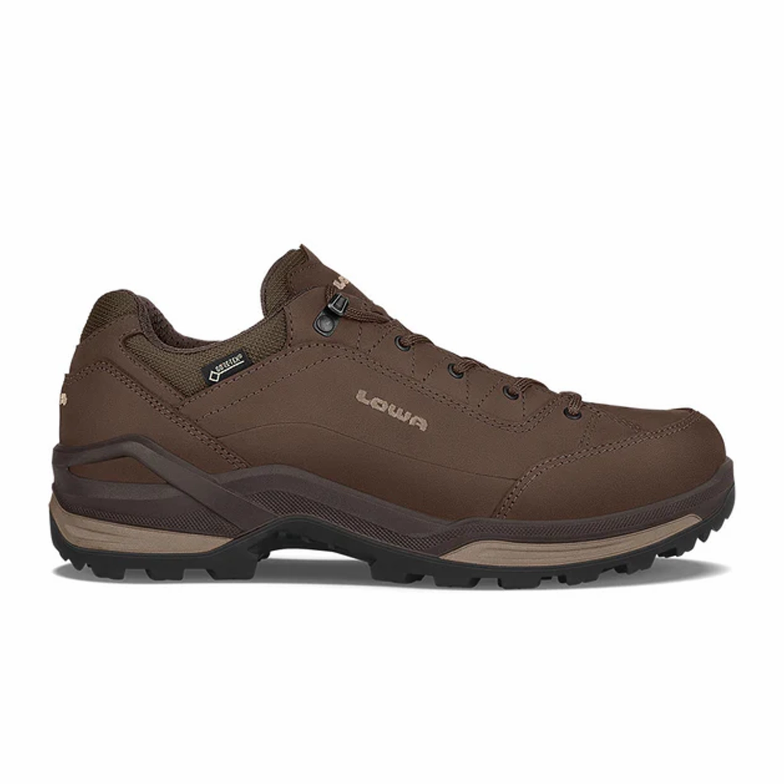 Ankle Support Lowa Renegade GTX Lo Hiking Shoe (Men) - Espresso/Beige