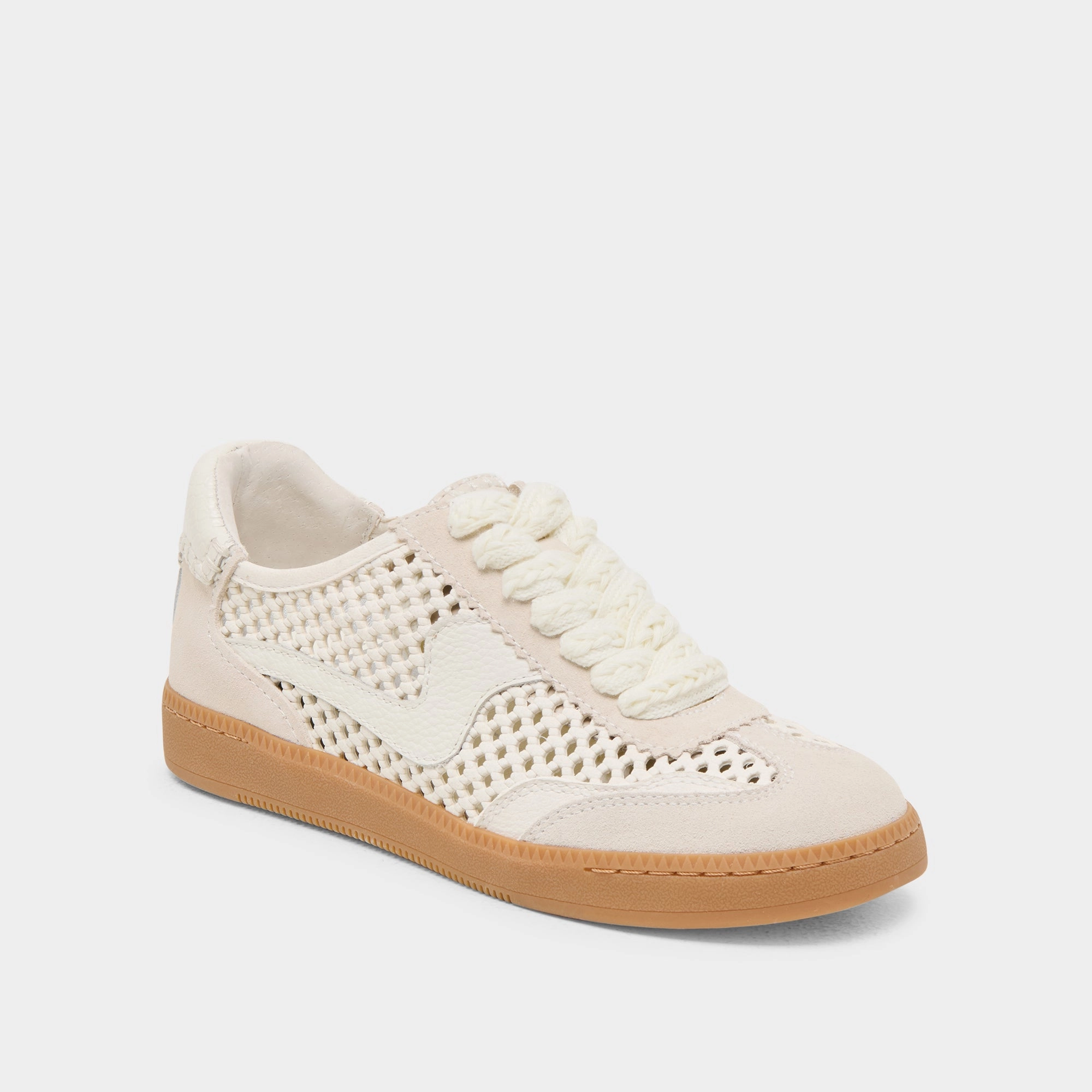 Breath Line NOTICE SNEAKERS IVORY PERFORATED NUBUCK