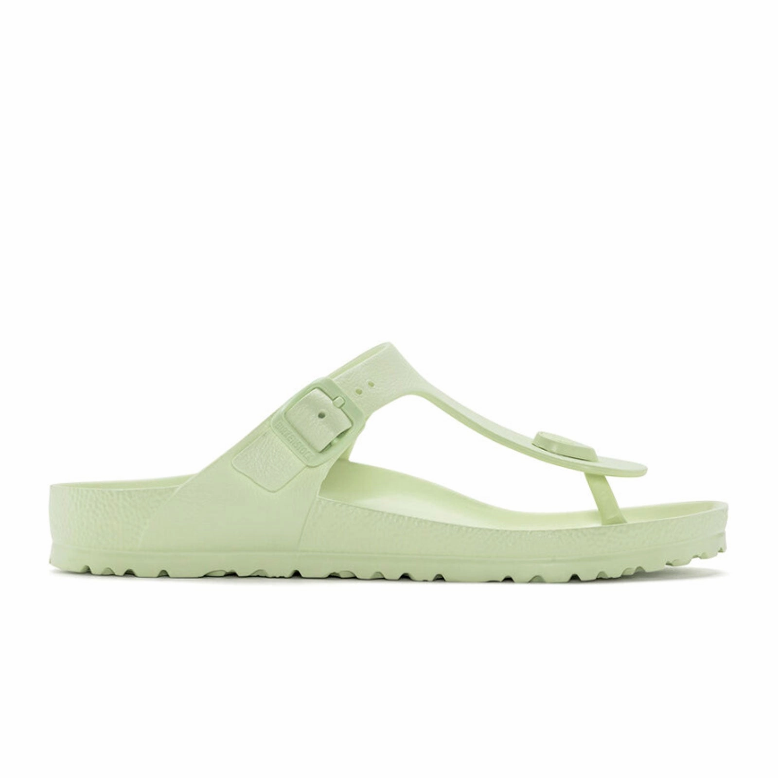 Stretchable Straps Birkenstock Gizeh EVA Sandal (Women) - Faded Lime