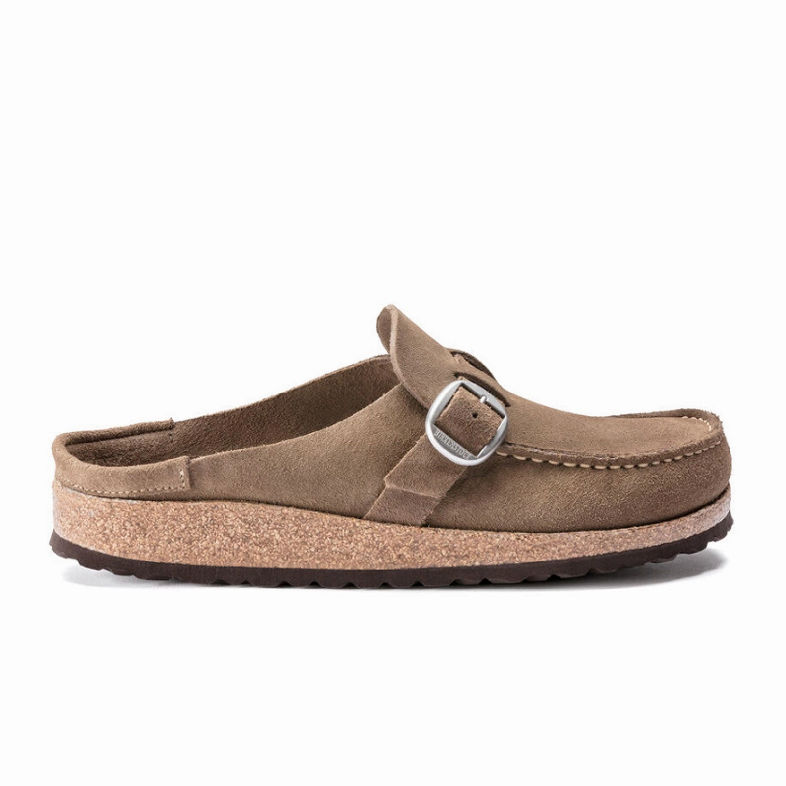 Sporty Beach Shoes Birkenstock Buckley Clog (Women) - Gray Taupe Suede