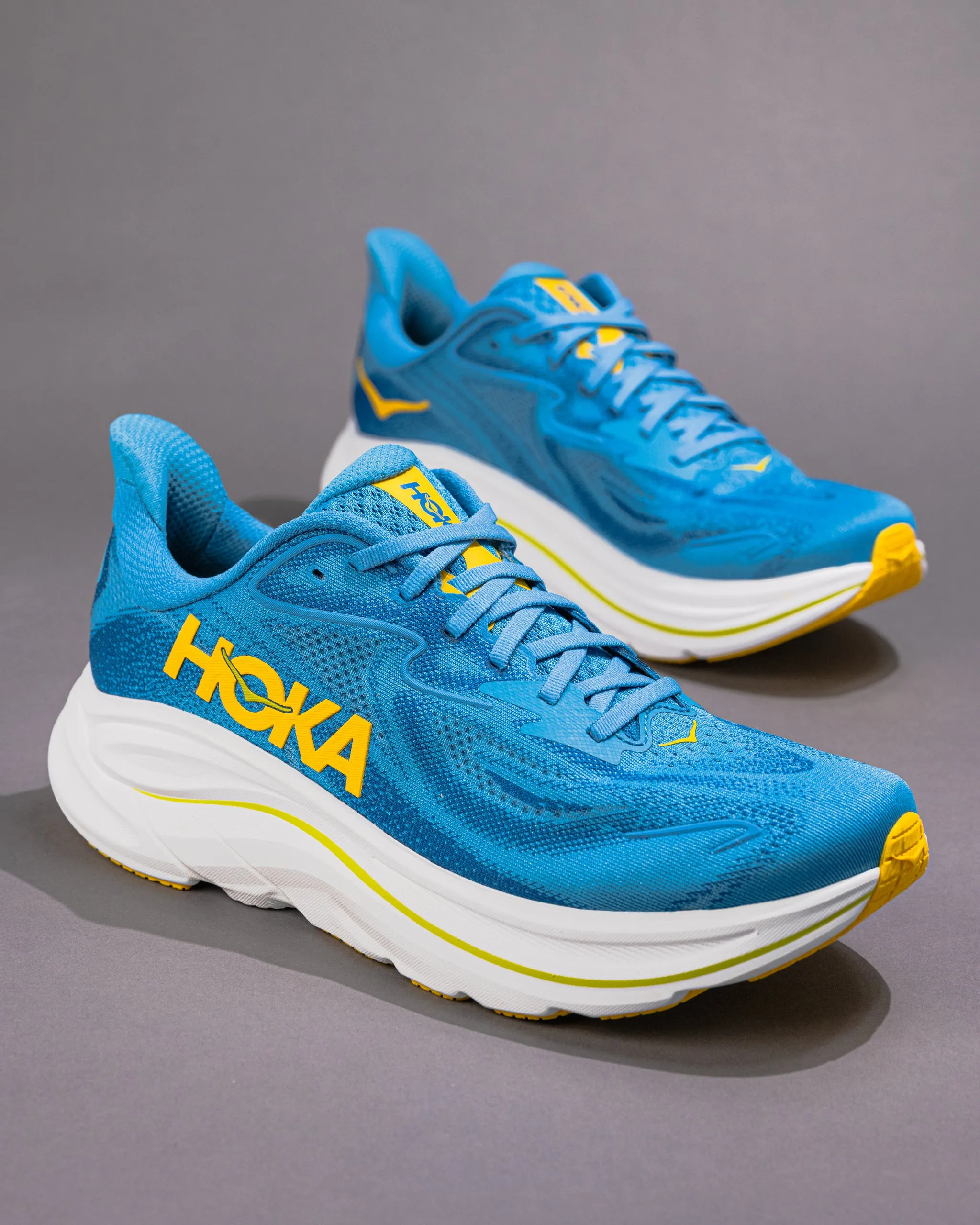 M-CLIFTON 10 - ALPINE BLUE - MESH Durable TPU Frame Ultra Cushioning