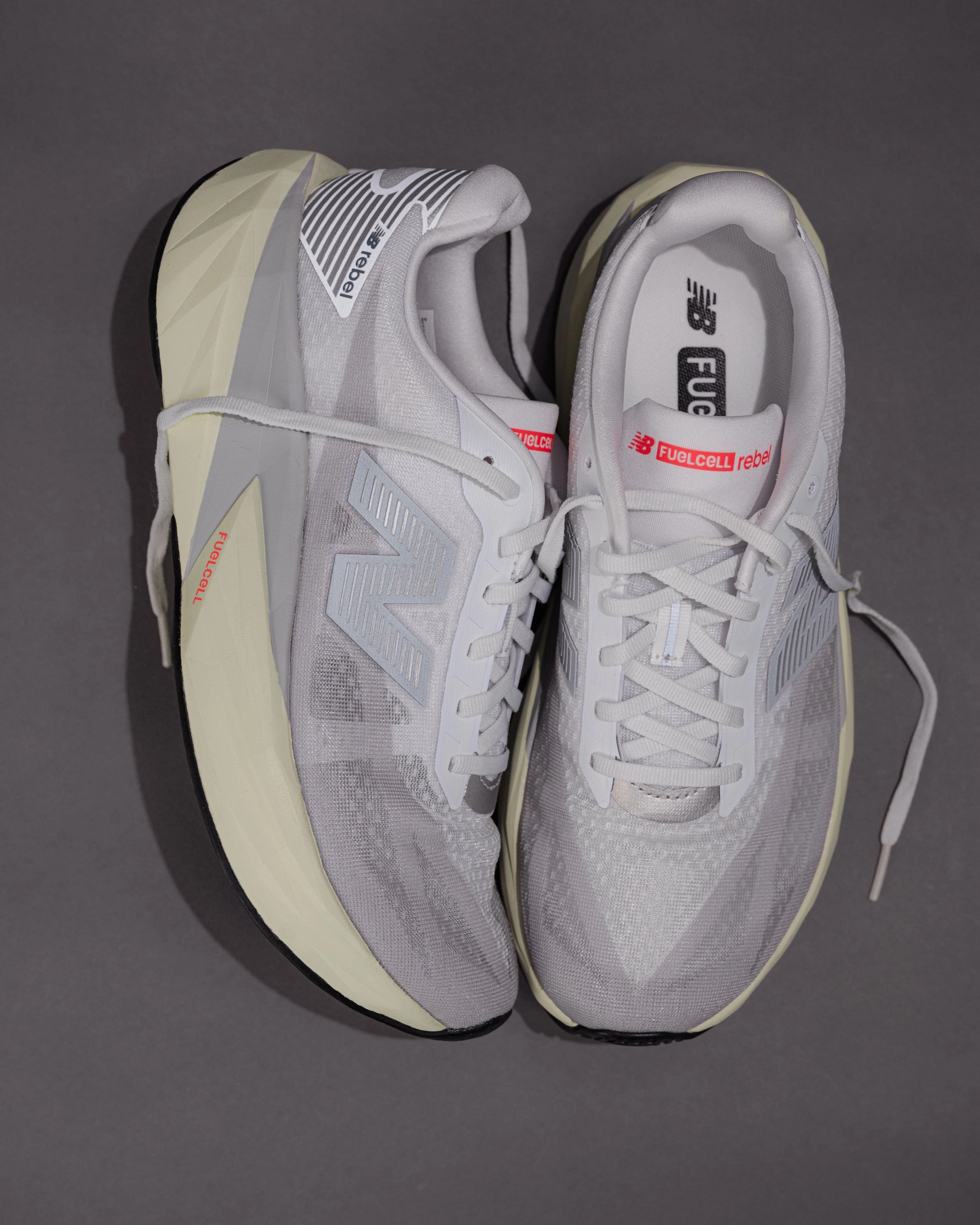 CanvasUpper Cushion Footbed M-FUELCELL REBEL V5 - RAIN CLOUD - MESH