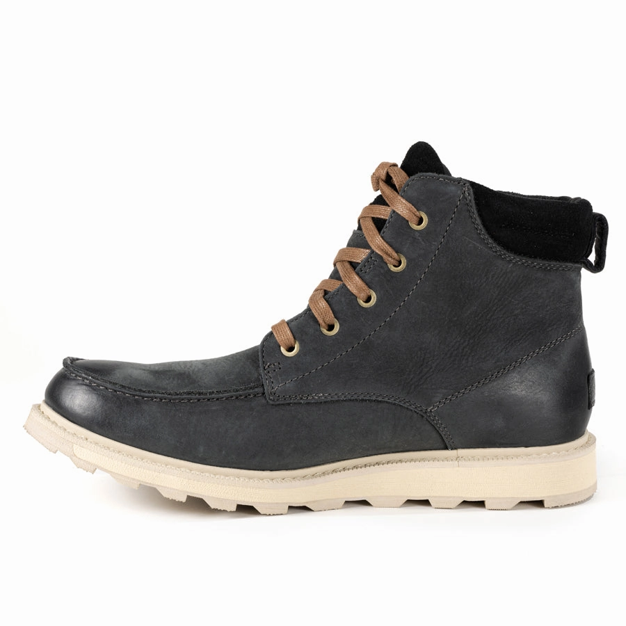 MADSON II MOC TOE WP - COAL - LEATHER Ultra-soft traction Perimeter Cushioning Edge
