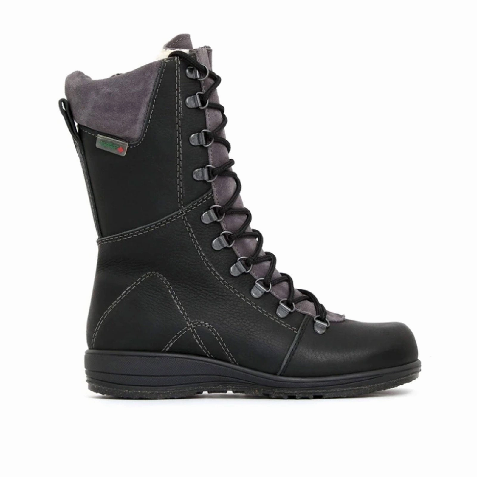Martino Banff Mid Boot (Women) - Black/Grey Tough Weather