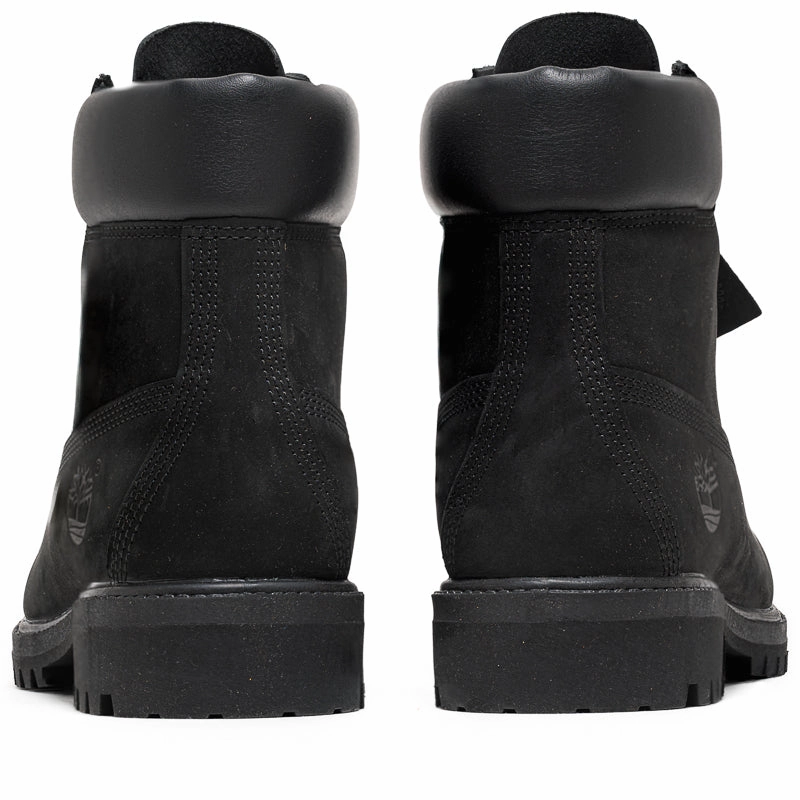 Timberland Premium 6" Lace Up Waterproof Boot - Black Low Profile Night Travel Stylish Design