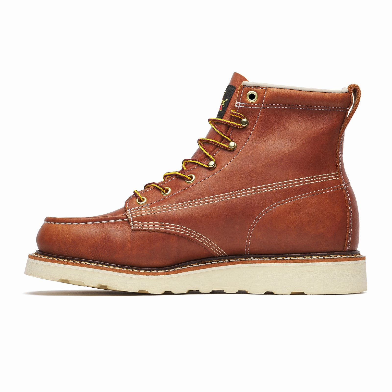 Summer Friendly Thorogood American Heritage 6" Moc Toe Soft Toe Work Boot (Men) - Tobacco