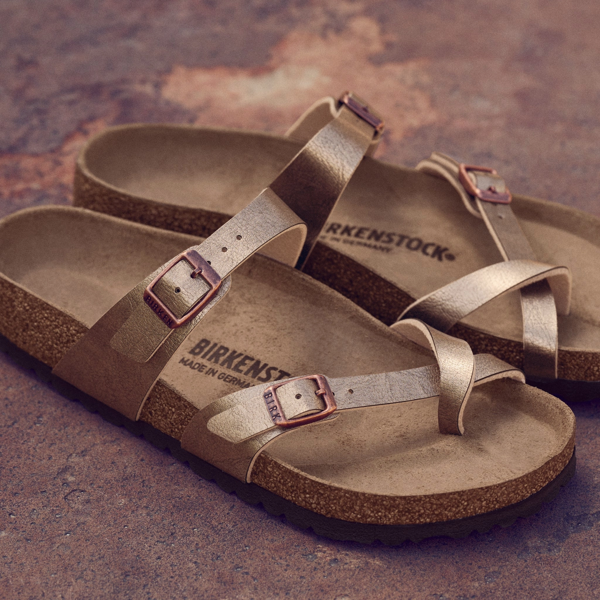 MAYARI - TAUPE - BIRKO-FLOR high - cut bootie