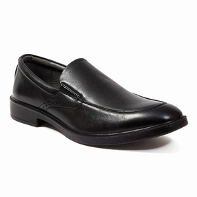 Flexible Sole Design Oil-Resistant Men's Refine in Black