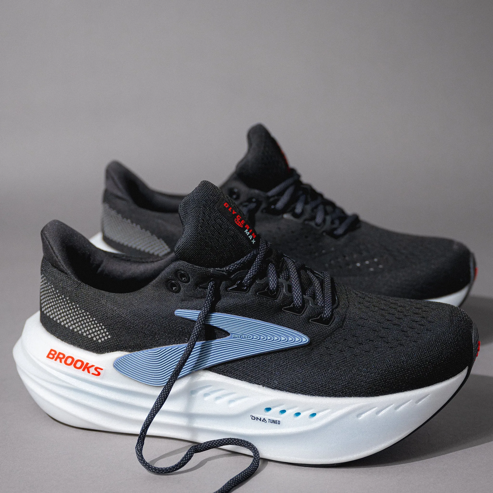 least flexible Compression Molded EVA MEN'S GLYCERIN MAX - BLACK/WINTER SKY