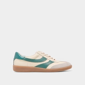 MERIT SNEAKERS WHITE GREEN LEATHER Easy Posture